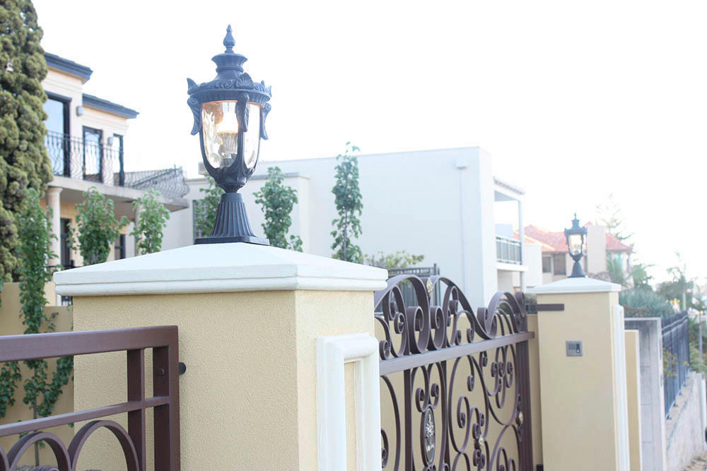 POLLERLEUCHTE Elstead Philadelphia 19/54 cm   - Bronzefarben, KONVENTIONELL, Glas/Metall (19/54cm) - Elstead Lighting