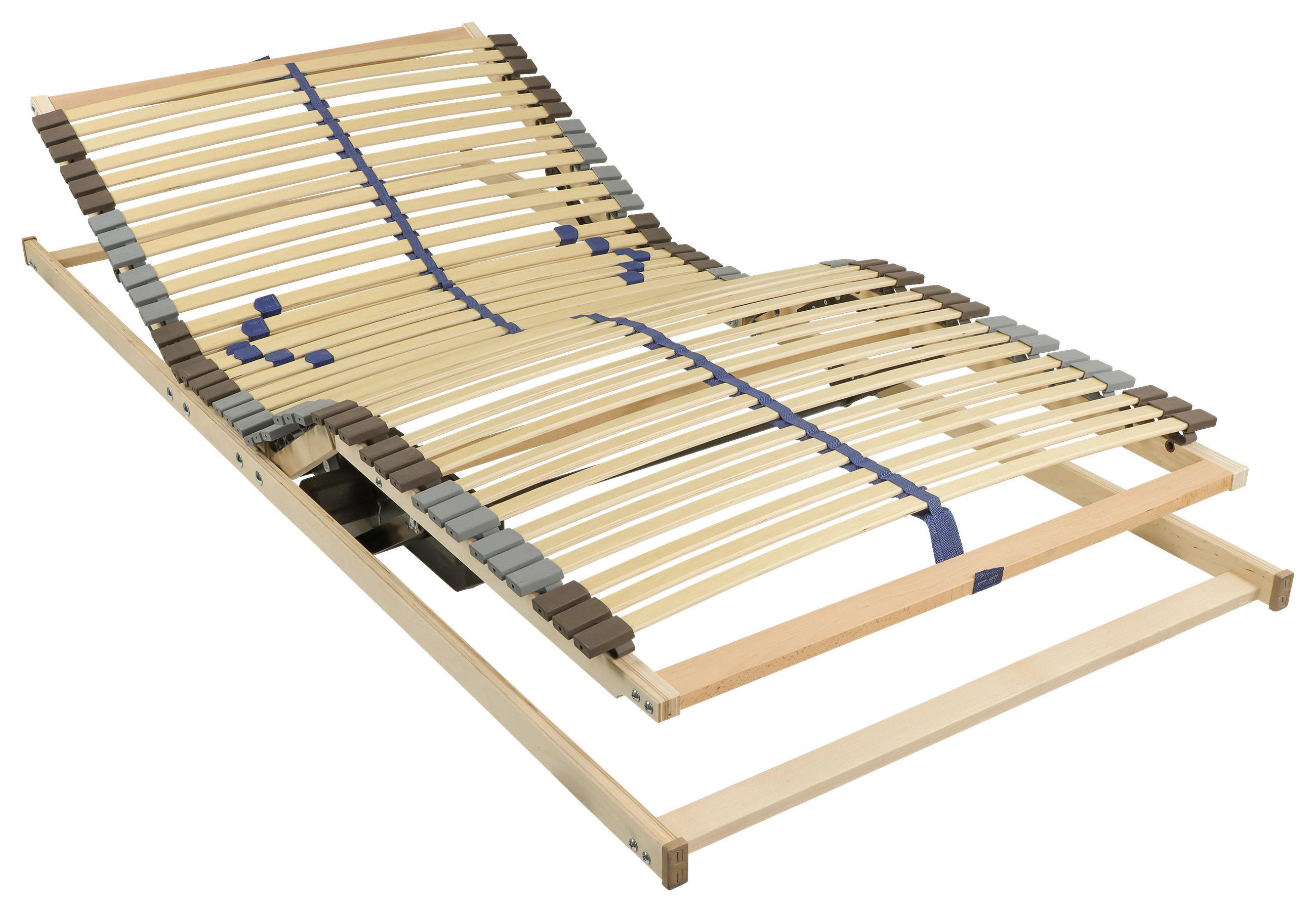 LATTENROST 90/200 cm Kopfteil, Fußteil verstellbar, Birke, Buche  - Naturfarben, Basics, Holz (90/200cm) - Sembella