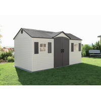 GERÄTEHAUS 457/244/244 cm  - Grau, Basics, Kunststoff (457/244/244cm) - Ambia Garden
