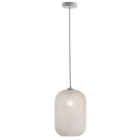 HÄNGELEUCHTE Ashford 20/34,5 cm   - Weiß, KONVENTIONELL, Glas (20/34,5cm)