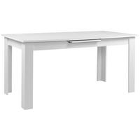 ESSTISCH 160-200/80/75 cm Nachbildung  Holzwerkstoff ausziehbar rechteckig Weiß  - Weiß, MODERN, Holzwerkstoff (160-200/80/75cm) - P & B