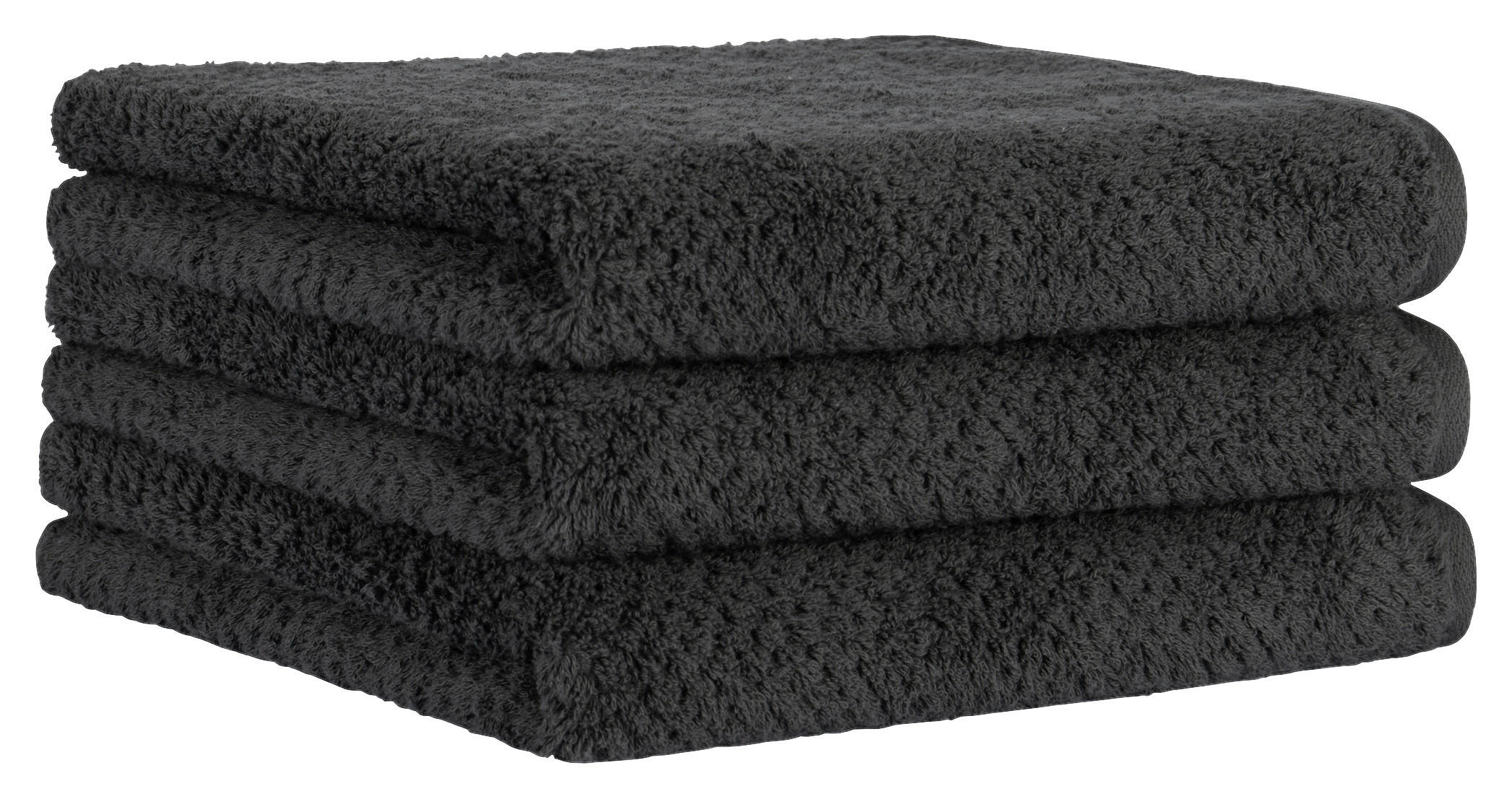HANDTUCH Grau  - Grau, Basics, Textil (50/100cm) - Cawoe