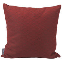 OUTDOOR-KISSEN Raute  - Rot, Basics, Textil (45/45cm) - Stern