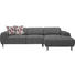 WOHNLANDSCHAFT in Textil Braun - Multicolor/Schwarz, Basics, Textil/Metall (292/170cm) - Dieter Knoll WOHNLANDSCHAFT in Textil Braun - Multicolor/Schwarz, Basics, Textil/Metall (292/170cm) - Dieter Knoll
