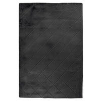 HOCHFLORTEPPICH 200/290 cm Schwarz rechteckig  - Schwarz, Basics, Textil (200/290cm) - Novel
