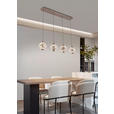 LED-HÄNGELEUCHTE 93/15/150 cm  - Chromfarben, Trend, Glas/Metall (93/15/150cm) - Ambiente