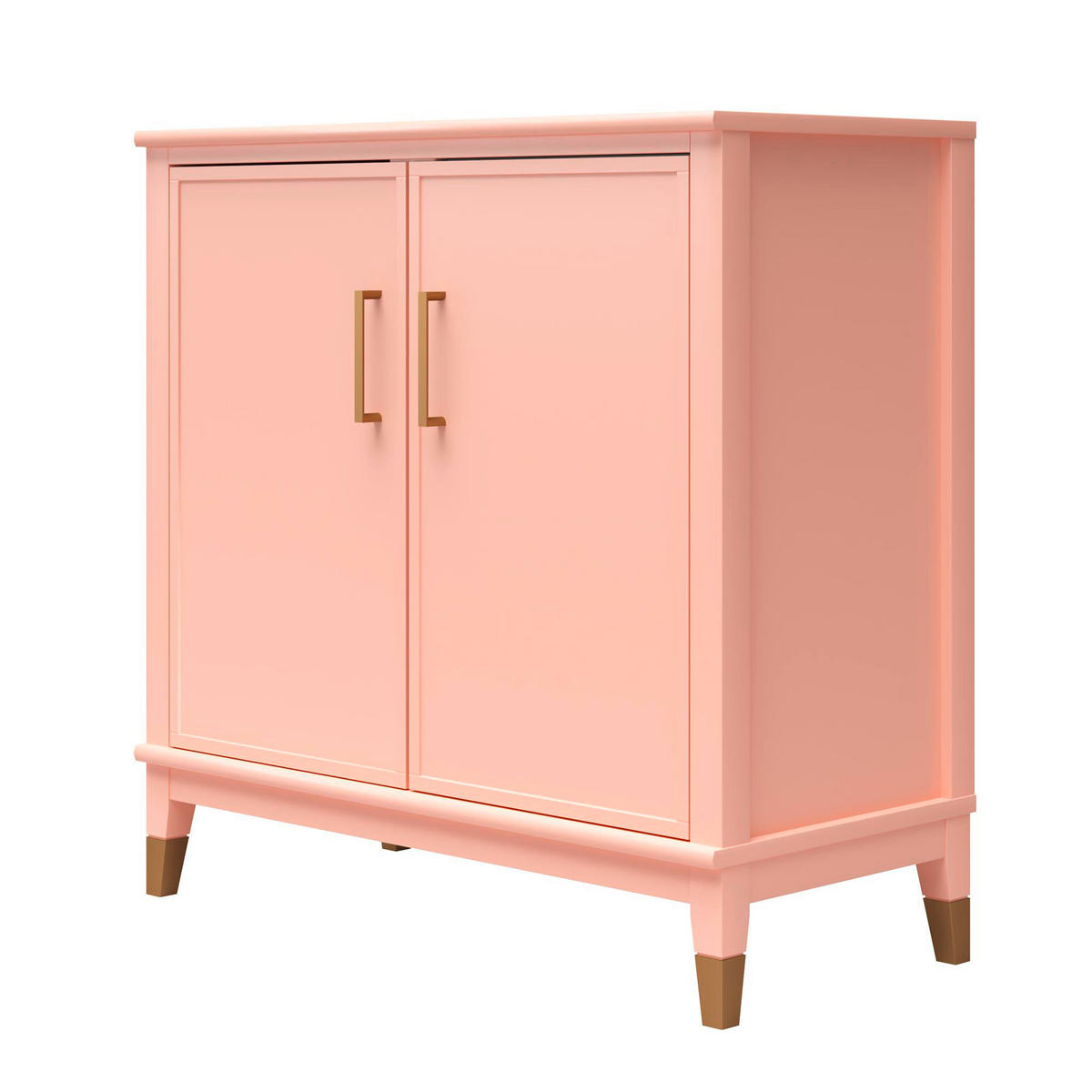HIGHBOARD Westerleigh  in 86/85/41 cm  - Hellrosa/Goldfarben, Design, Holzwerkstoff/Metall (86/85/41cm) - MID.YOU