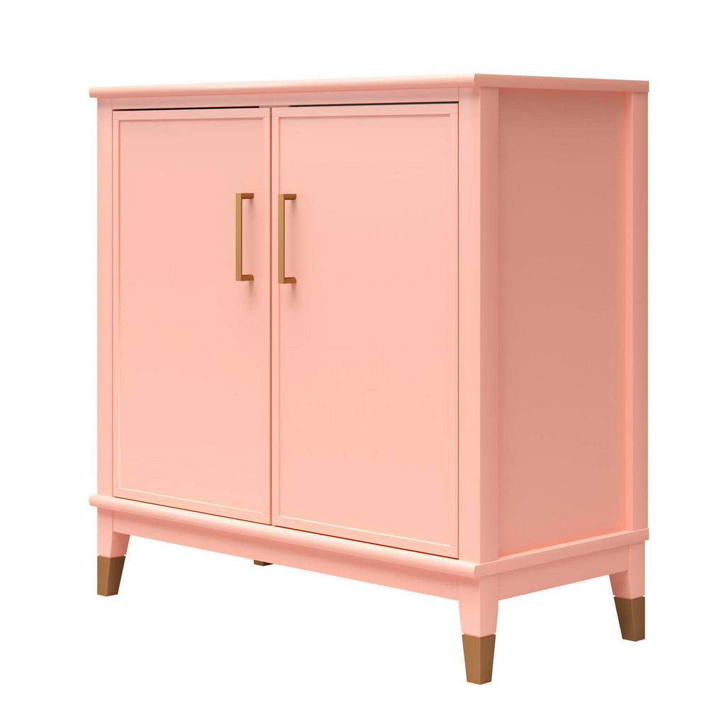 Thumbnail - Mid.you Highboard Westerleigh, Hellrosa, Metall, 1 Fächer, 86x85x41 cm, stehend, Wohnzimmer, Kommoden & Sideboards, High...