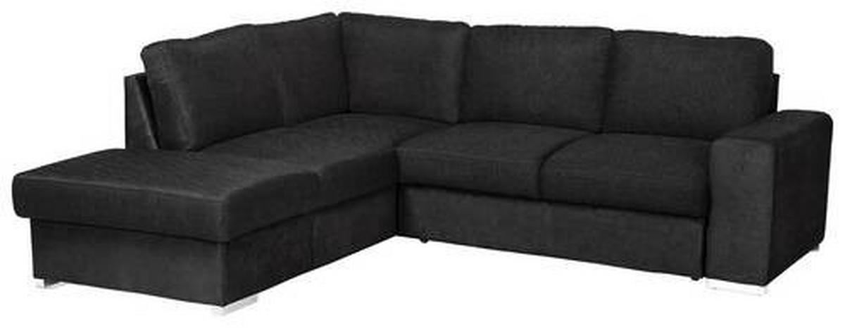 ECKSOFA Anthrazit Mikrofaser  - Chromfarben/Anthrazit, KONVENTIONELL, Textil/Metall (213/248cm) - MID.YOU