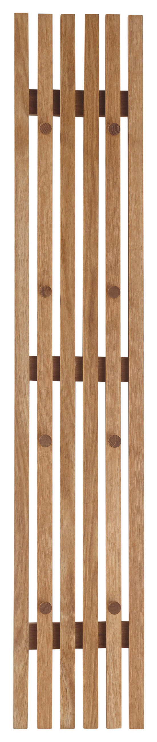 GARDEROBENPANEEL  in 22/120/5 cm  - Eichefarben, Natur, Holz (22/120/5cm)