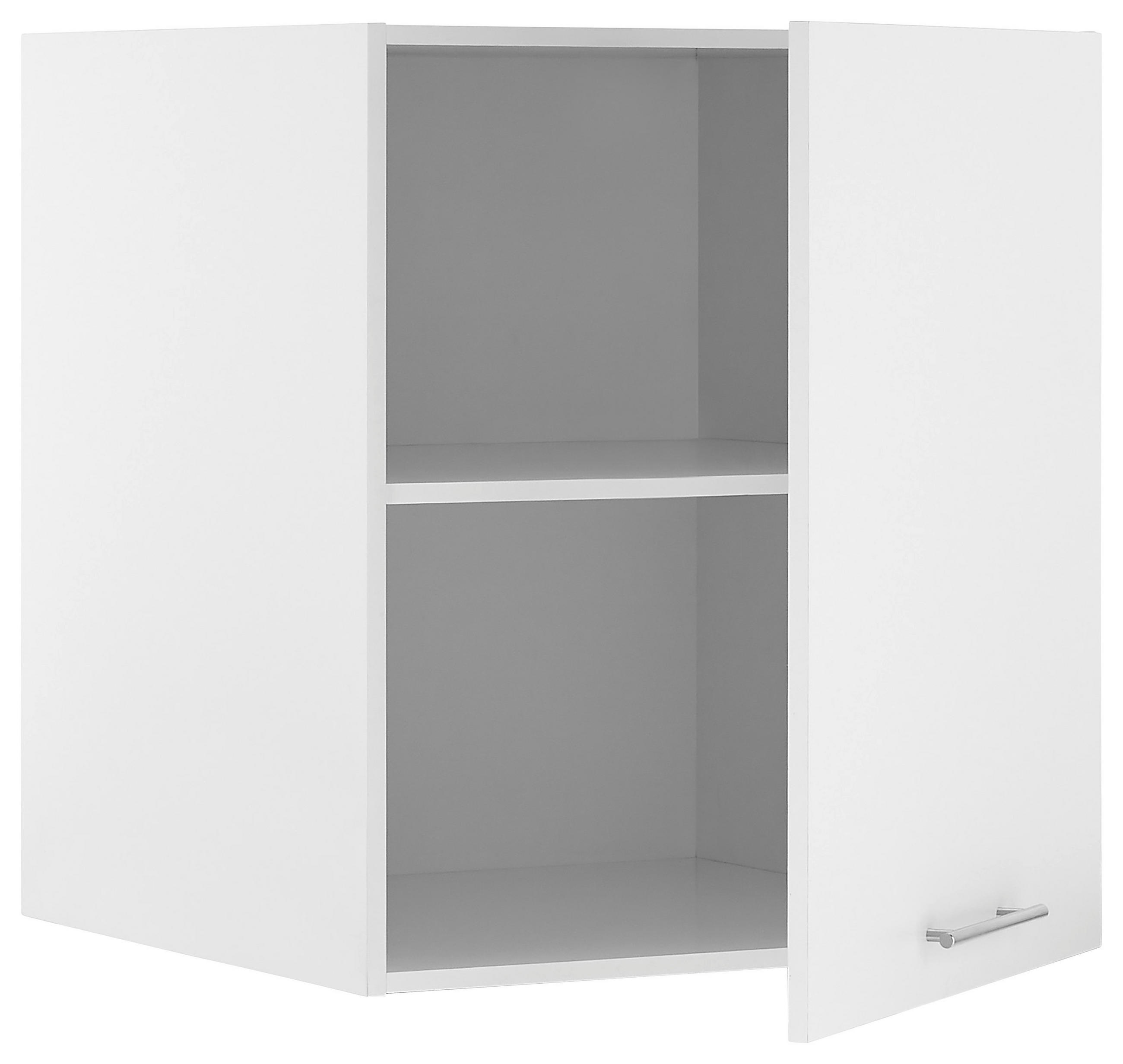 AUFSATZSCHRANK 68/76/68 cm  in  - Chromfarben/Weiß, Design, Holzwerkstoff/Metall (68/76/68cm)