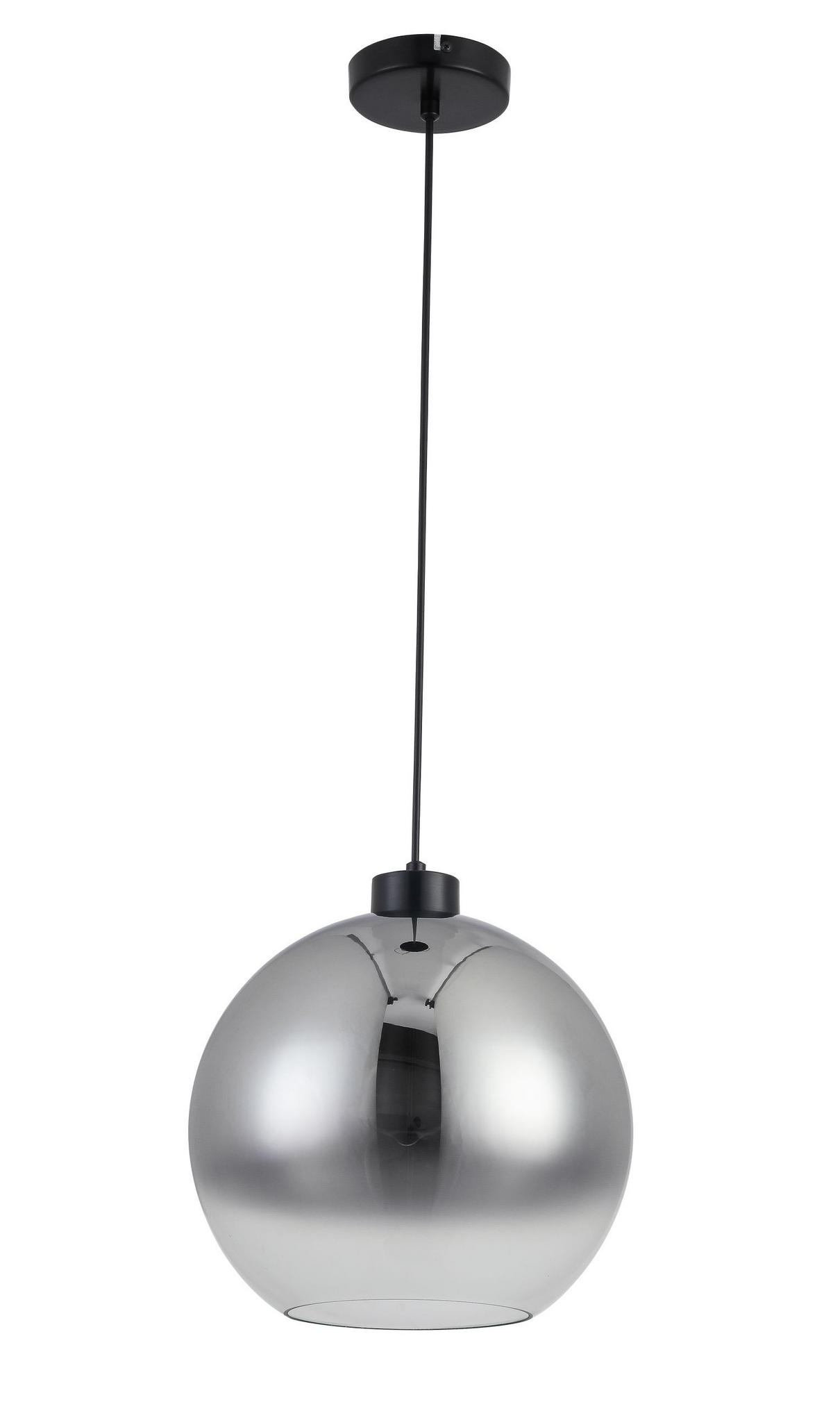 ZÁVĚSNÉ SVÍTIDLO, 30/120 cm  - barvy chromu/antracitová, Lifestyle, kov/sklo (30/120cm) - Dieter Knoll
