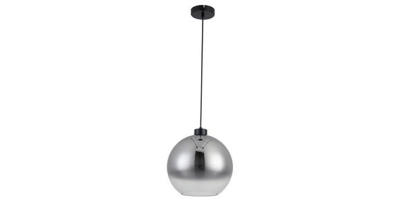 HÄNGELEUCHTE Smokey 30/120 cm   - Chromfarben/Anthrazit, LIFESTYLE, Glas/Metall (30/120cm) - Dieter Knoll