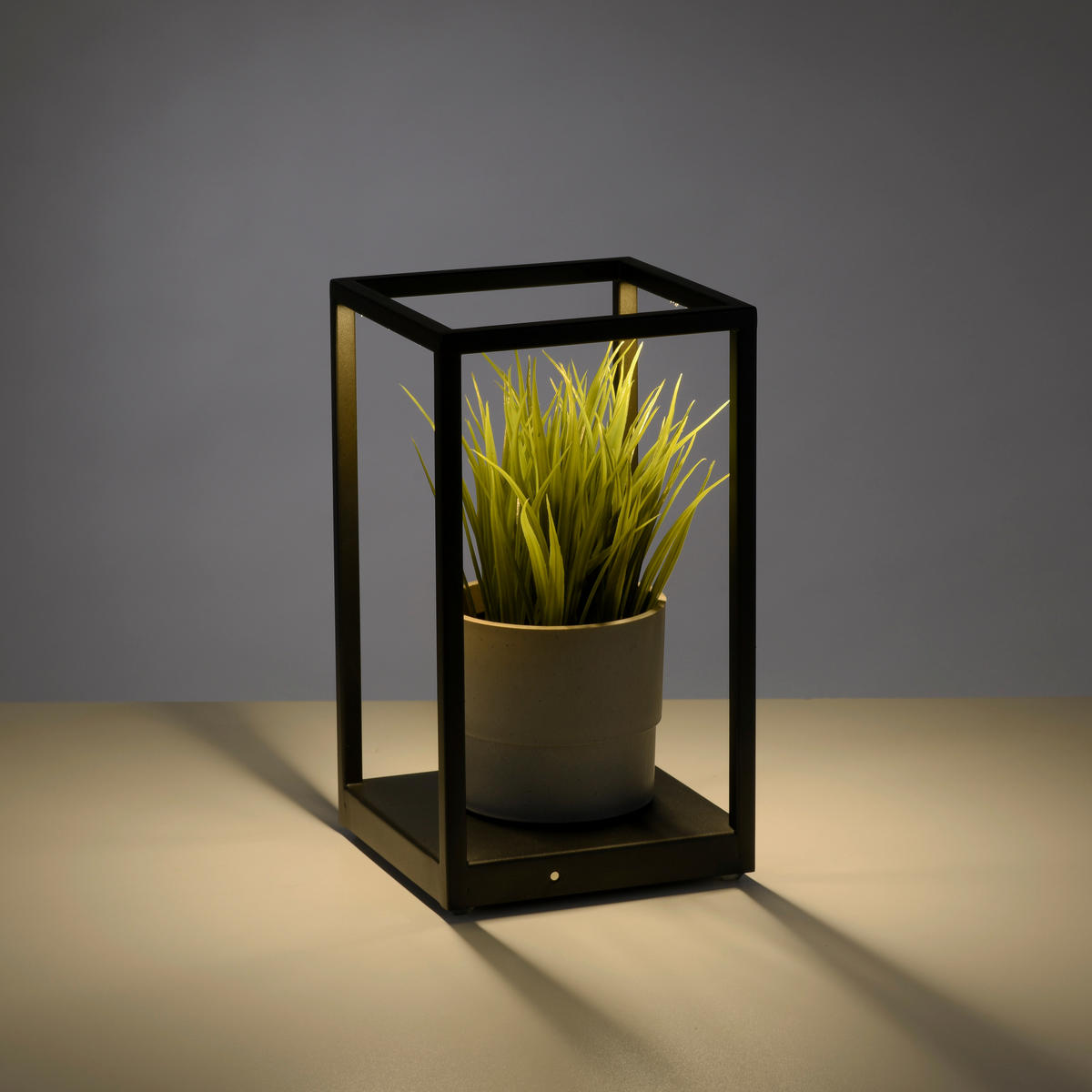 LED SVJETILJKA STOLNA Contura  - crna, Lifestyle, metal/plastika (15/15/26,6cm)