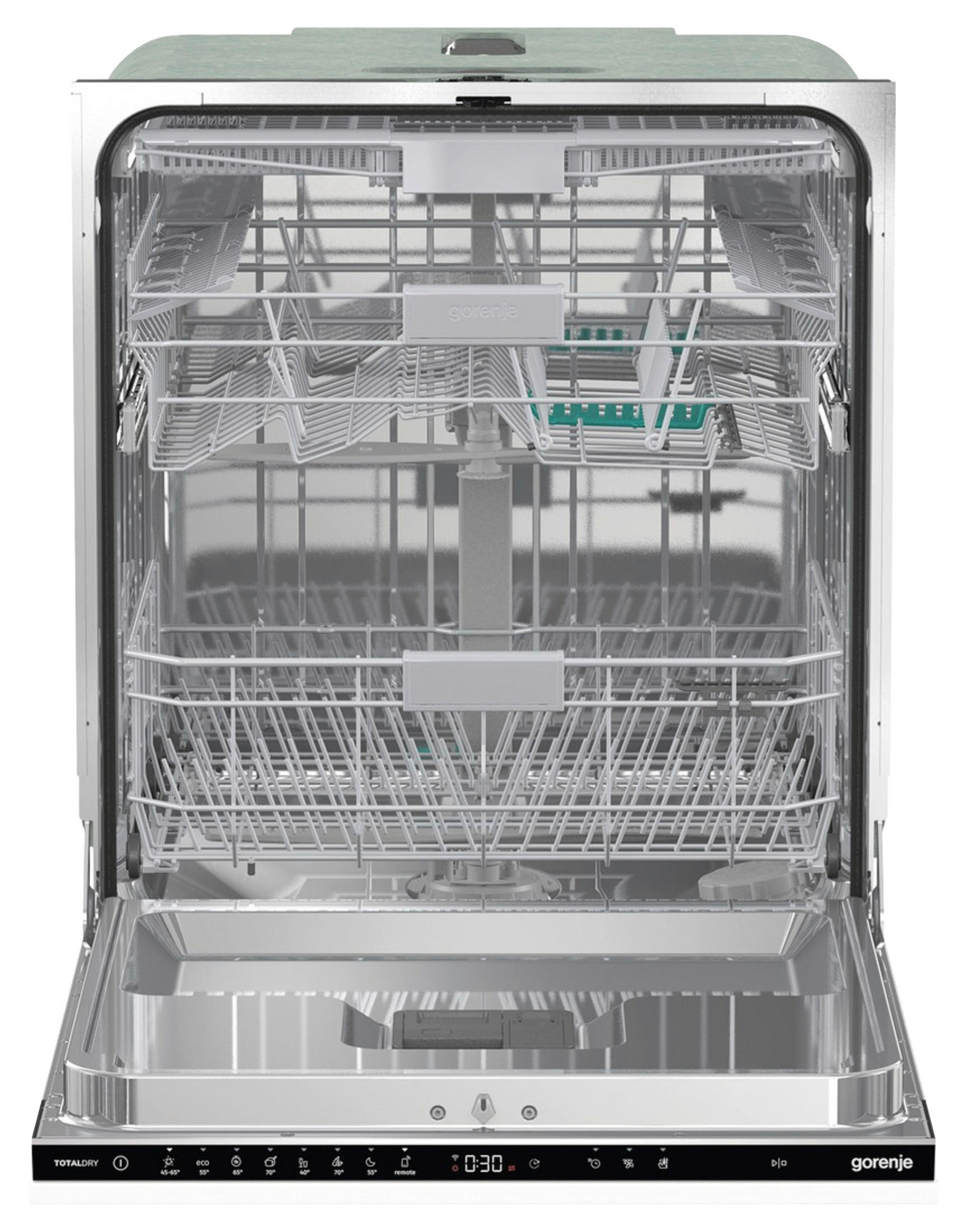 GESCHIRRSPÜLER GV673B60  - Schwarz/Weiß, Basics, Kunststoff/Metall (59,8/81,6/55,5cm) - Gorenje