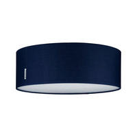 DECKENLEUCHTE 38/38/13 cm   - Dunkelblau, Basics, Textil (38/38/13cm) - Paulmann