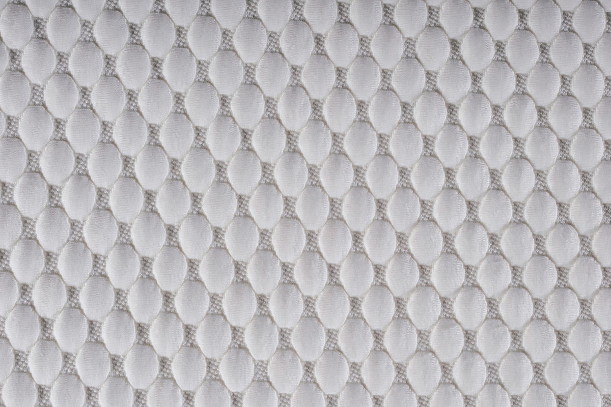 TASCHENFEDERKERNMATRATZE 120/200 cm, Höhe ca.: 25 cm, H3 = fest,  - Beige/Weiß, Basics, Textil (120/200cm) - Xora