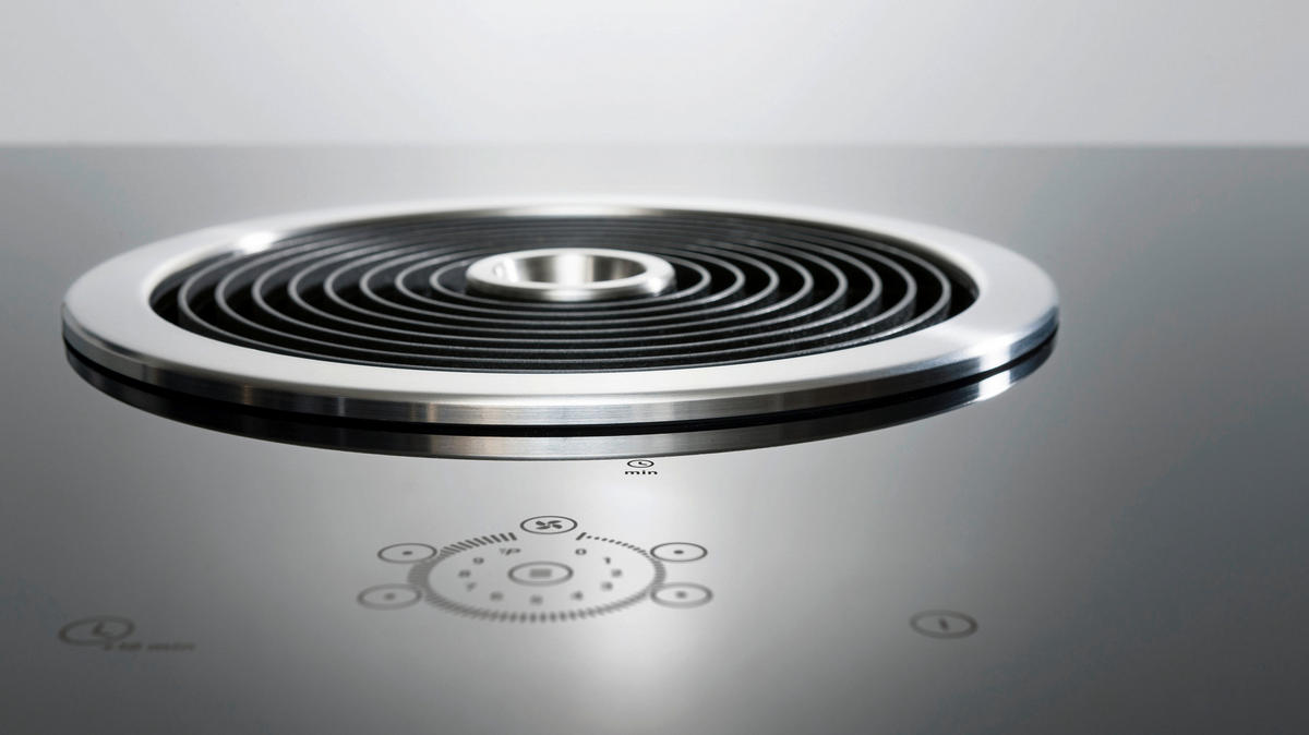 KOCHFELD-DUNSTABZUG-KOMBI BHU  - Edelstahlfarben/Ahornfarben, Design, Glas/Metall (76/19,6/51,5cm) - Bora