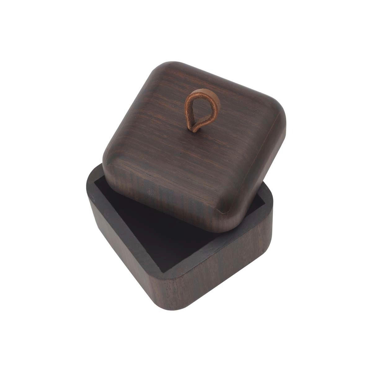 KOSMETIKDOSE - Dunkelbraun, Basics (8/8/8cm) - Aquanova