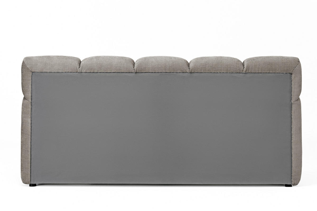 POLSTERBETT 180/200 cm  in Hellbraun  - Hellbraun/Schwarz, Design, Kunststoff/Textil (180/200cm) - Esposa