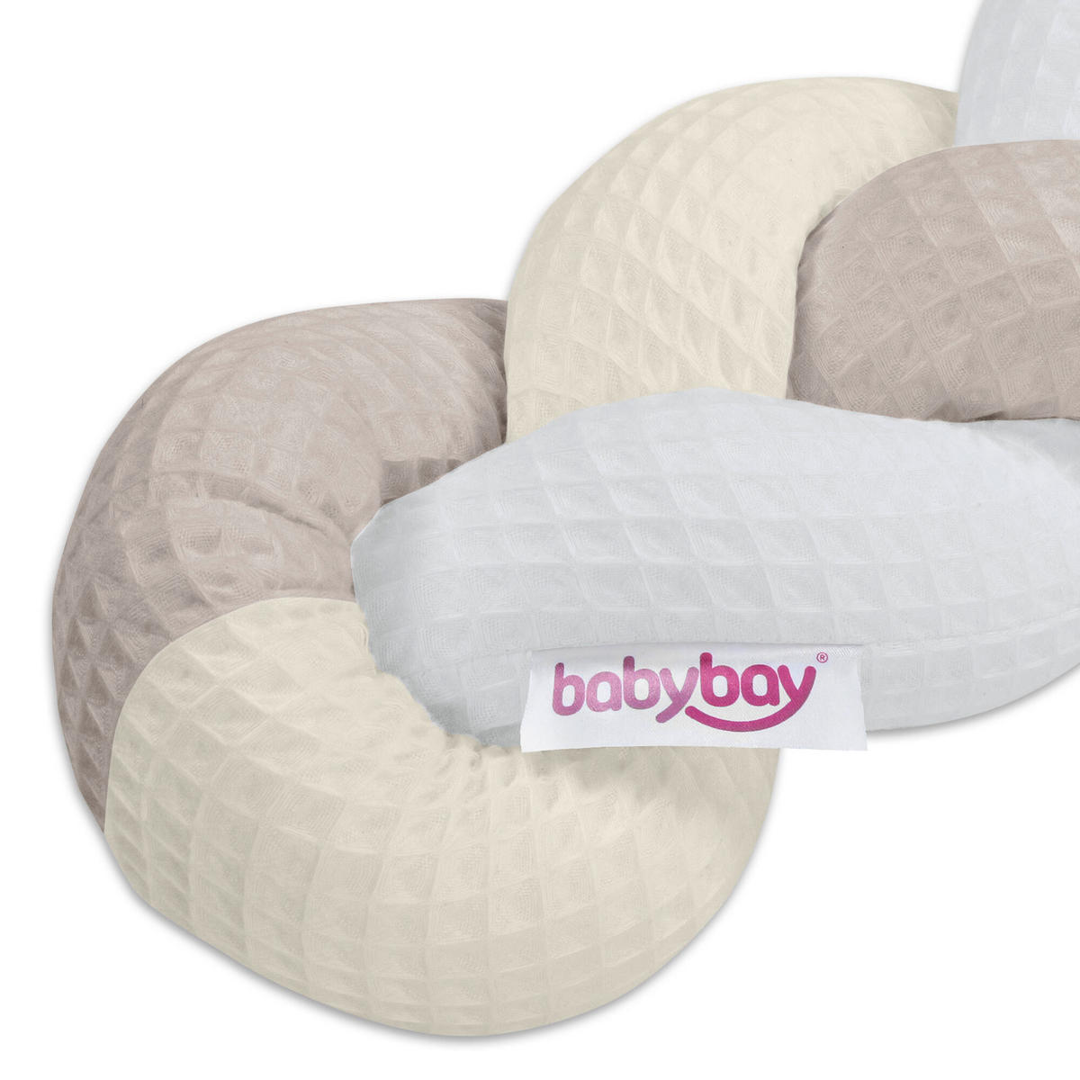 NESTCHENSCHLANGE    - Multicolor/Creme, Basics, Textil (180/9/9cm) - Babybay