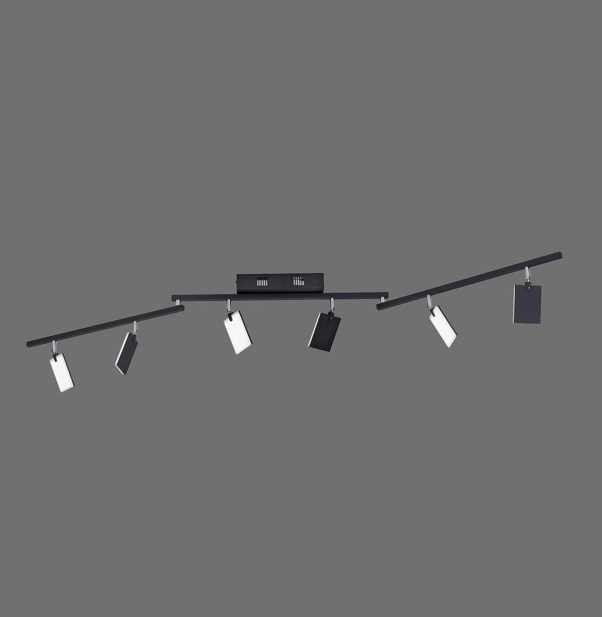 LED-STRAHLER PURE-MIRA 161/104/34 cm   - Schwarz, Design, Kunststoff/Metall (161/104/34cm) - Neuhaus PURE