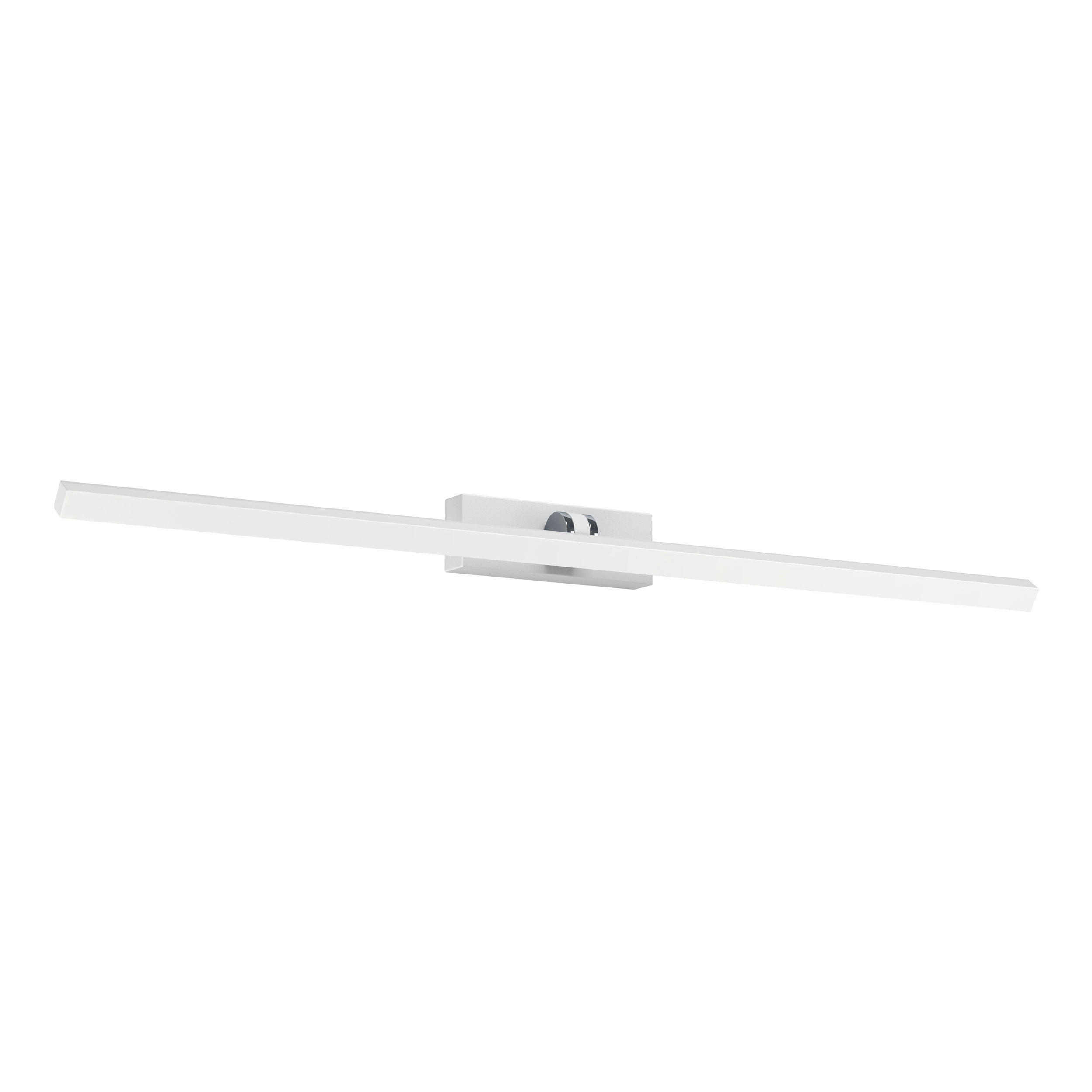 NÁSTĚNNÉ LED SVÍTIDLO, 60/6/10,5 cm - bílá/barvy mosazi, Basics, plast (60/6/10,5cm) - Eglo