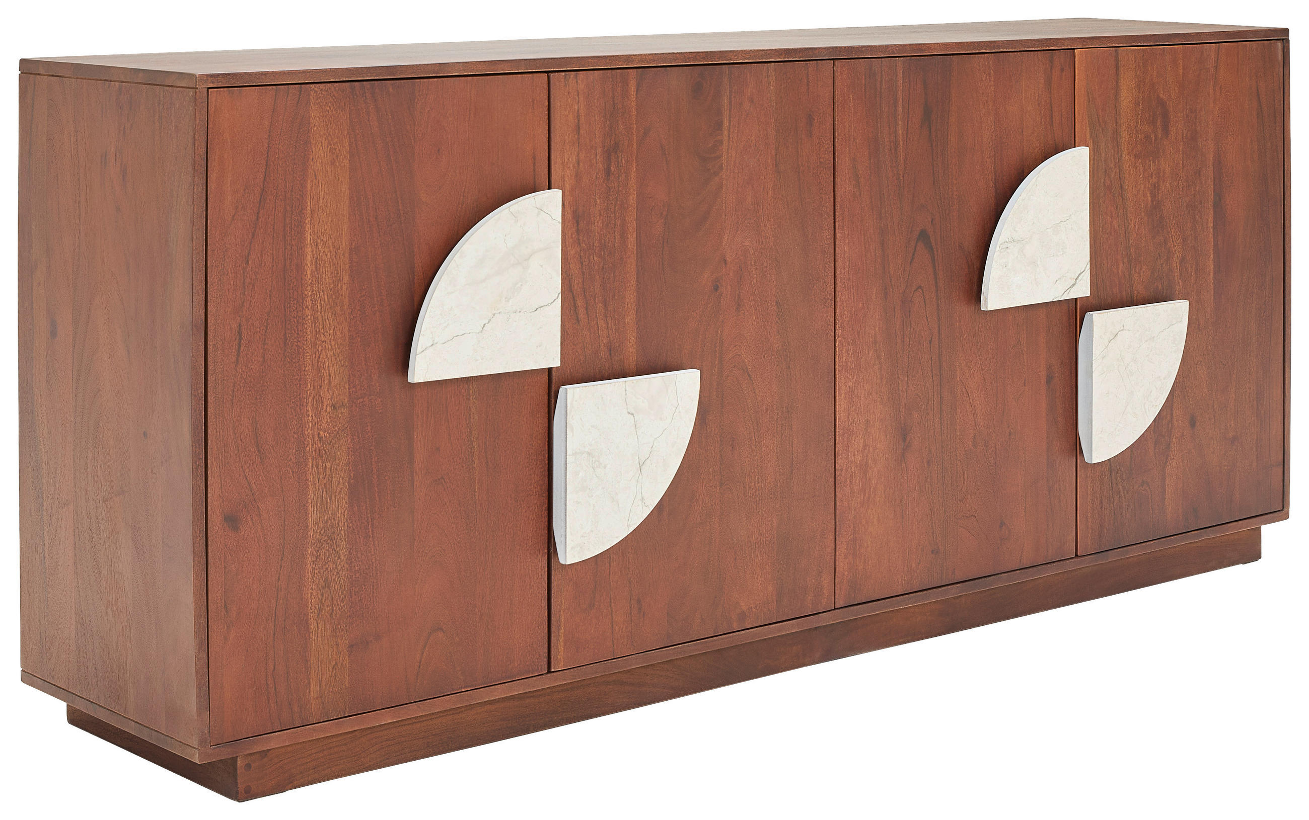 SIDEBOARD  in 180/76/40 cm  - Walnussfarben, LIFESTYLE, Holz (180/76/40cm) - Livetastic