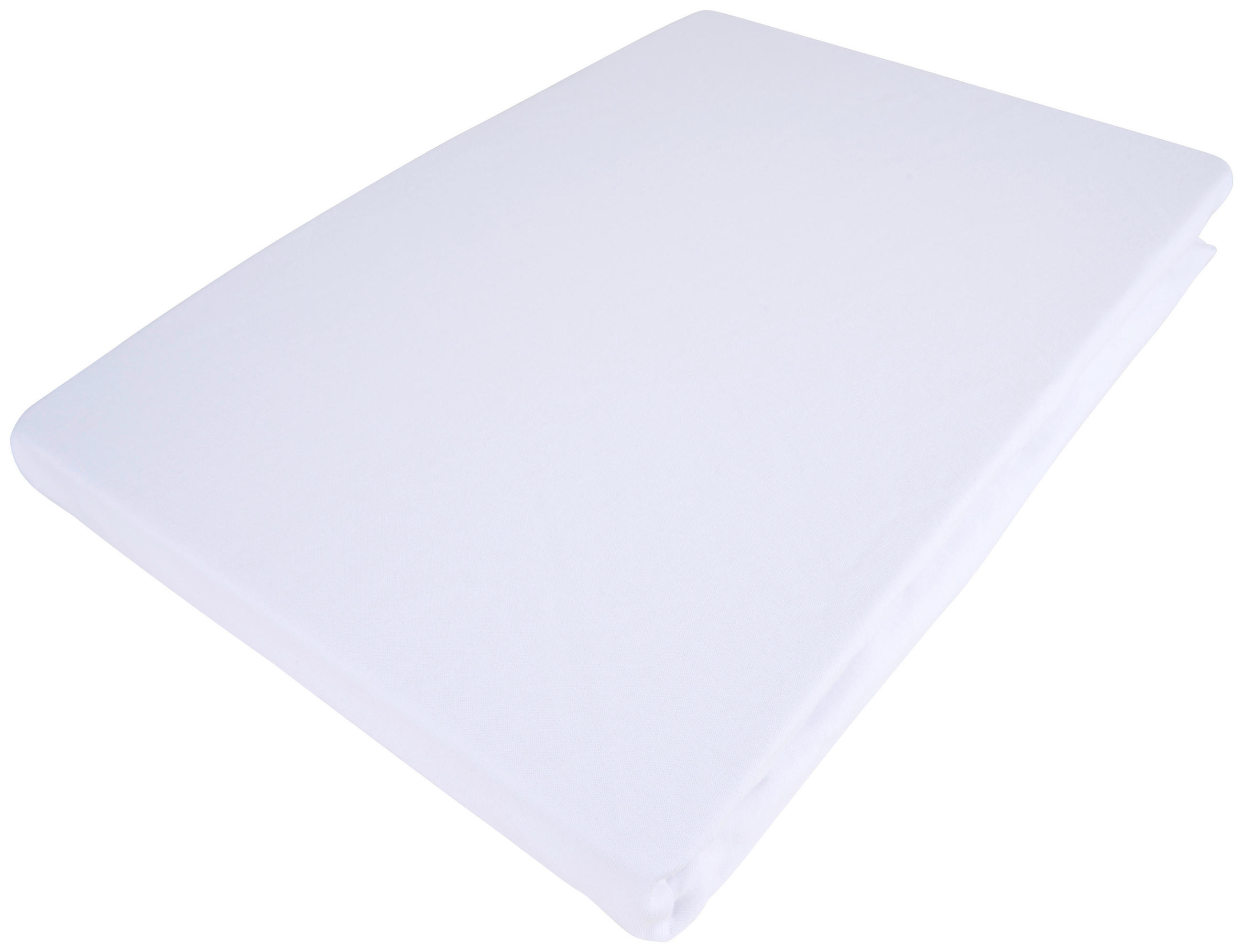 SPANNLEINTUCH 180-200/200 cm Jersey  - Weiß, Basics, Textil (180-200/200cm) - Bio:Vio