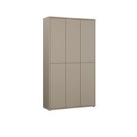 SCHUHSCHRANK Taupe  - Taupe/Grau, MODERN, Holzwerkstoff/Kunststoff (109,2/191,9/34,9cm) - Modern Living