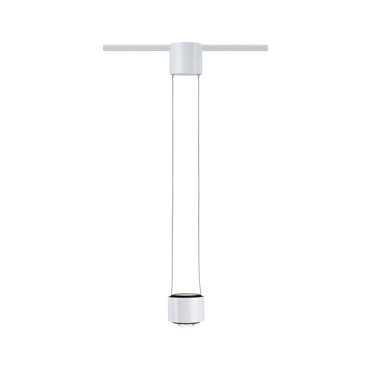 SCHIENENSYSTEM-HÄNGELEUCHTE - Weiß, Basics, Metall (9,8/8,5cm) - Paulmann