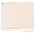 HÄNGELEUCHTE 37/120 cm  - Beige/Weiß, MODERN, Kunststoff/Textil (37/120cm) - Novel