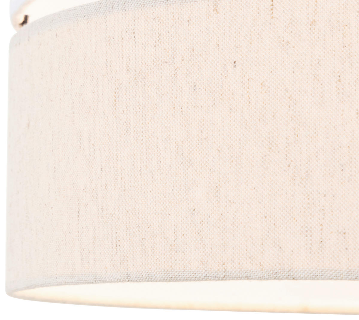HÄNGELEUCHTE 37/120 cm   - Beige/Weiß, MODERN, Kunststoff/Textil (37/120cm) - Novel