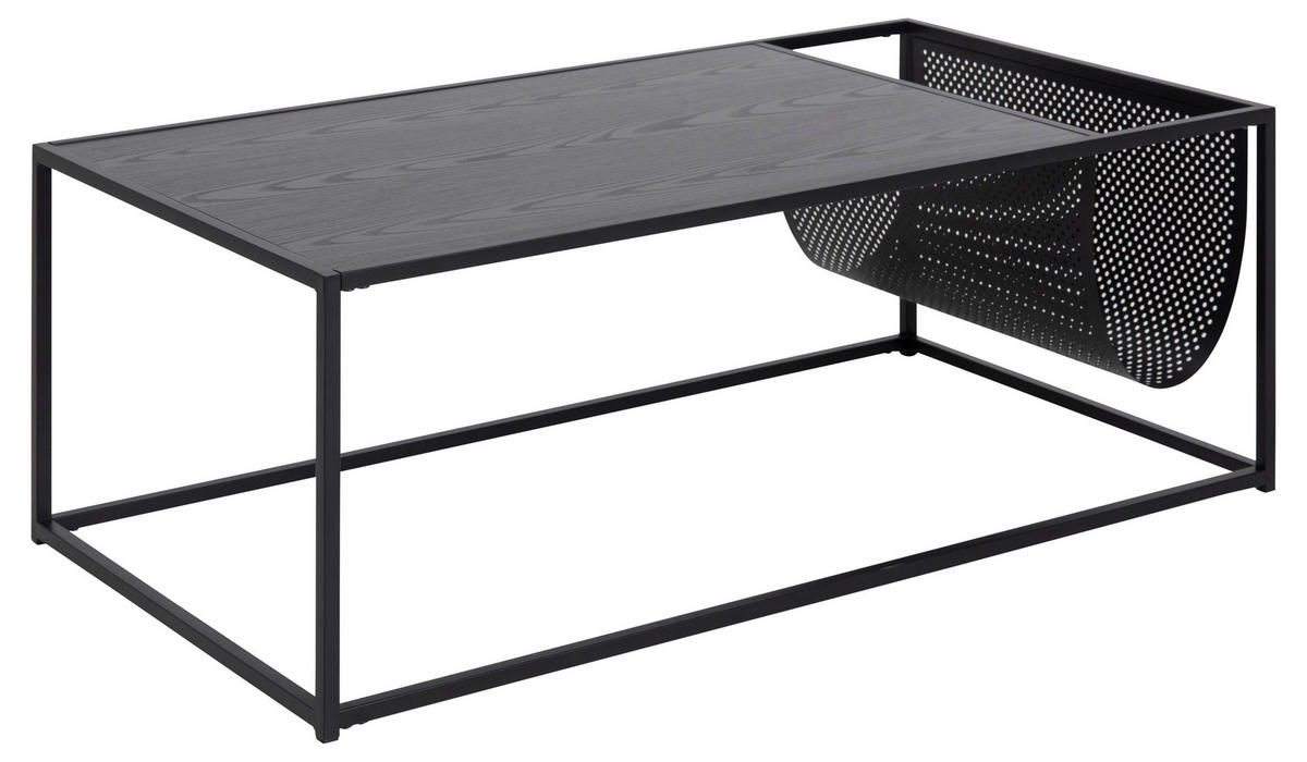 KONFERENČNÍ STOLEK, černá, kompozitní dřevo, 110/60/40 cm - černá, Trend, kov/kompozitní dřevo (110/60/40cm)