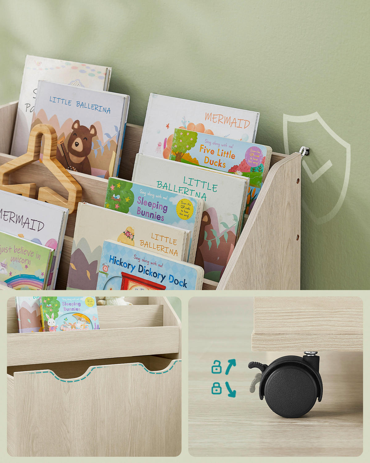 KINDERREGAL 62,5/70,2/29,5 cm  - Beige, MODERN, Holzwerkstoff (62,5/70,2/29,5cm) - MID.YOU