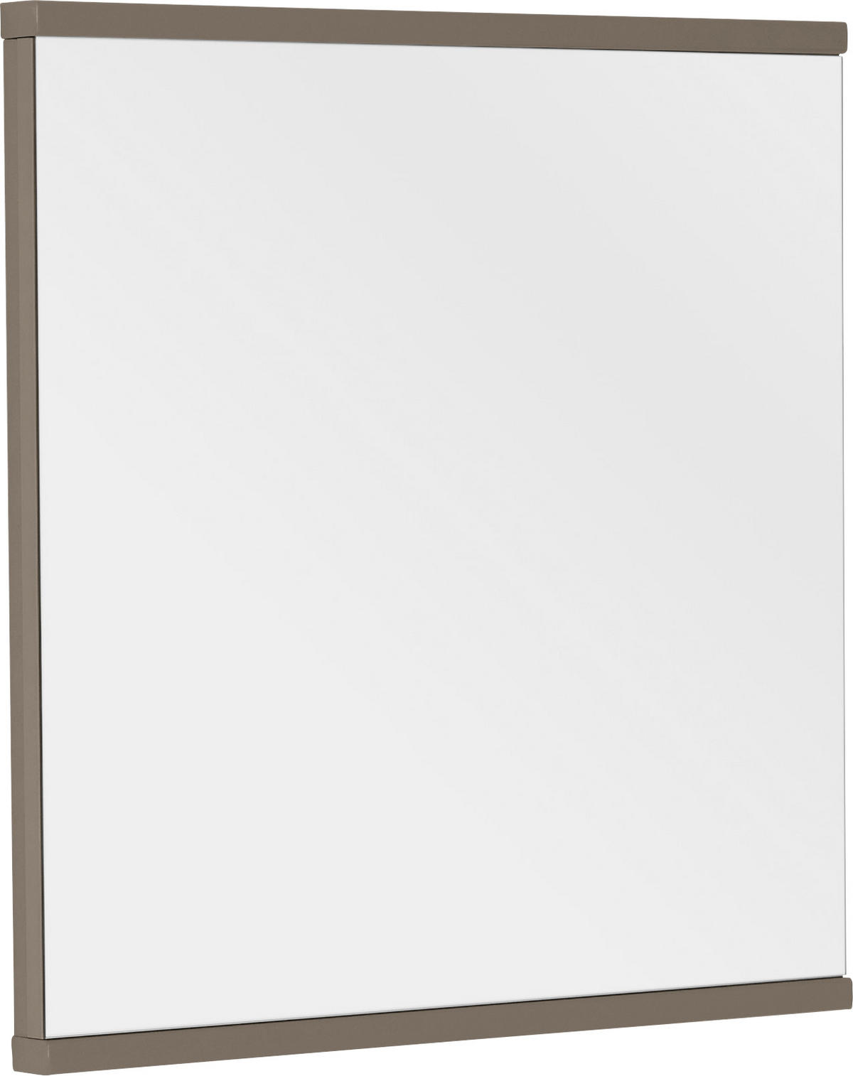 WANDSPIEGEL 75/75,6/4,6 cm  - Schlammfarben, Design, Glas/Holzwerkstoff (75/75,6/4,6cm) - Invivus