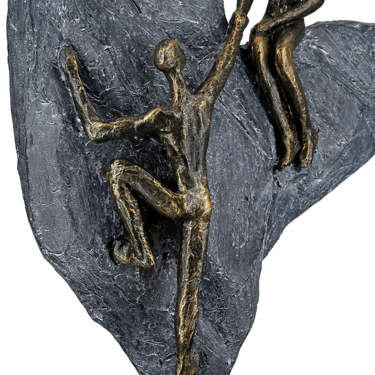 SKULPTUR - Bronzefarben/Grau, LIFESTYLE, Kunststoff (25.8/32/11.7cm)