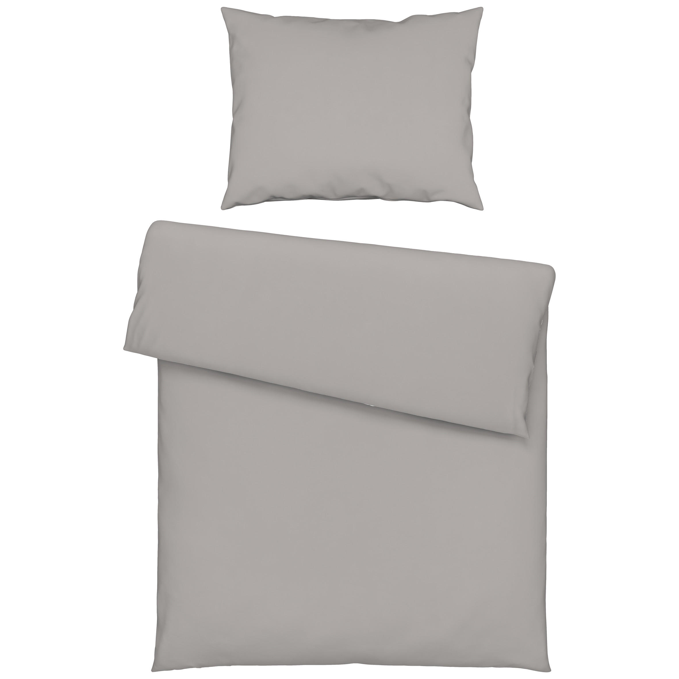 BETTWÄSCHE Atelier Makosatin 140/200 cm  - Taupe, Design, Textil (140/200cm) - Estella