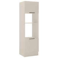 SKÅP FÖR VITVAROR 60/211/57 cm  i kashmir  - svart/kashmir, Basics, metall/trämaterial (60/211/57cm) - Xora