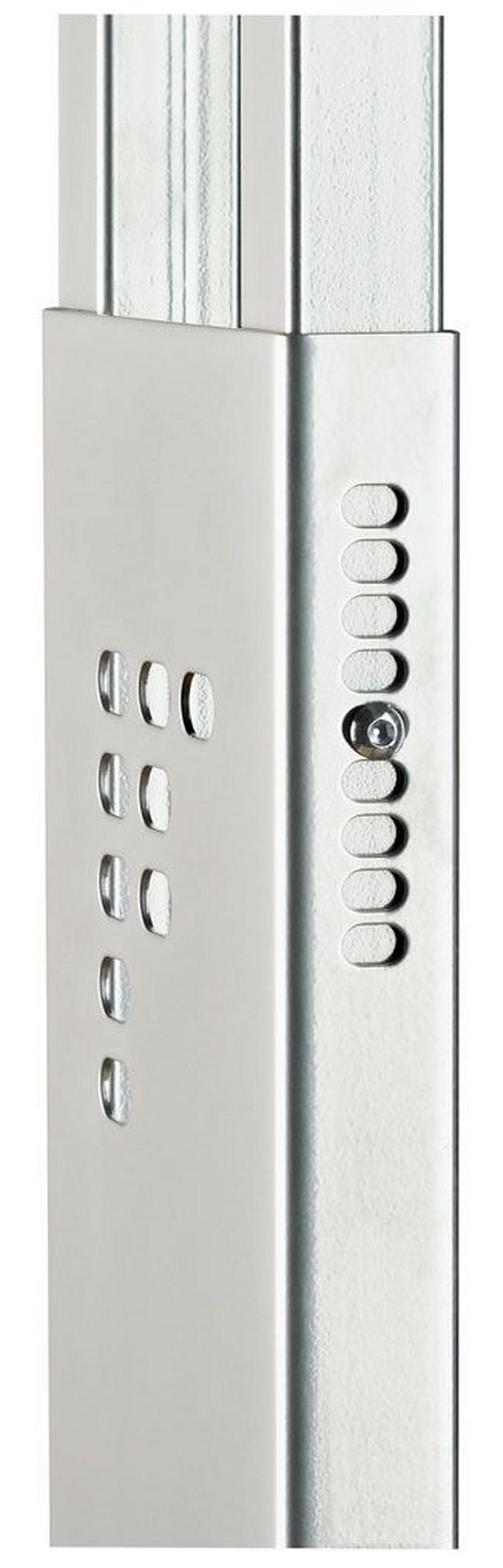 SCHREIBTISCH 160/80/65-85 cm  in Nussbaumfarben  - Silberfarben/Nussbaumfarben, KONVENTIONELL, Holzwerkstoff/Metall (160/80/65-85cm) - Venda