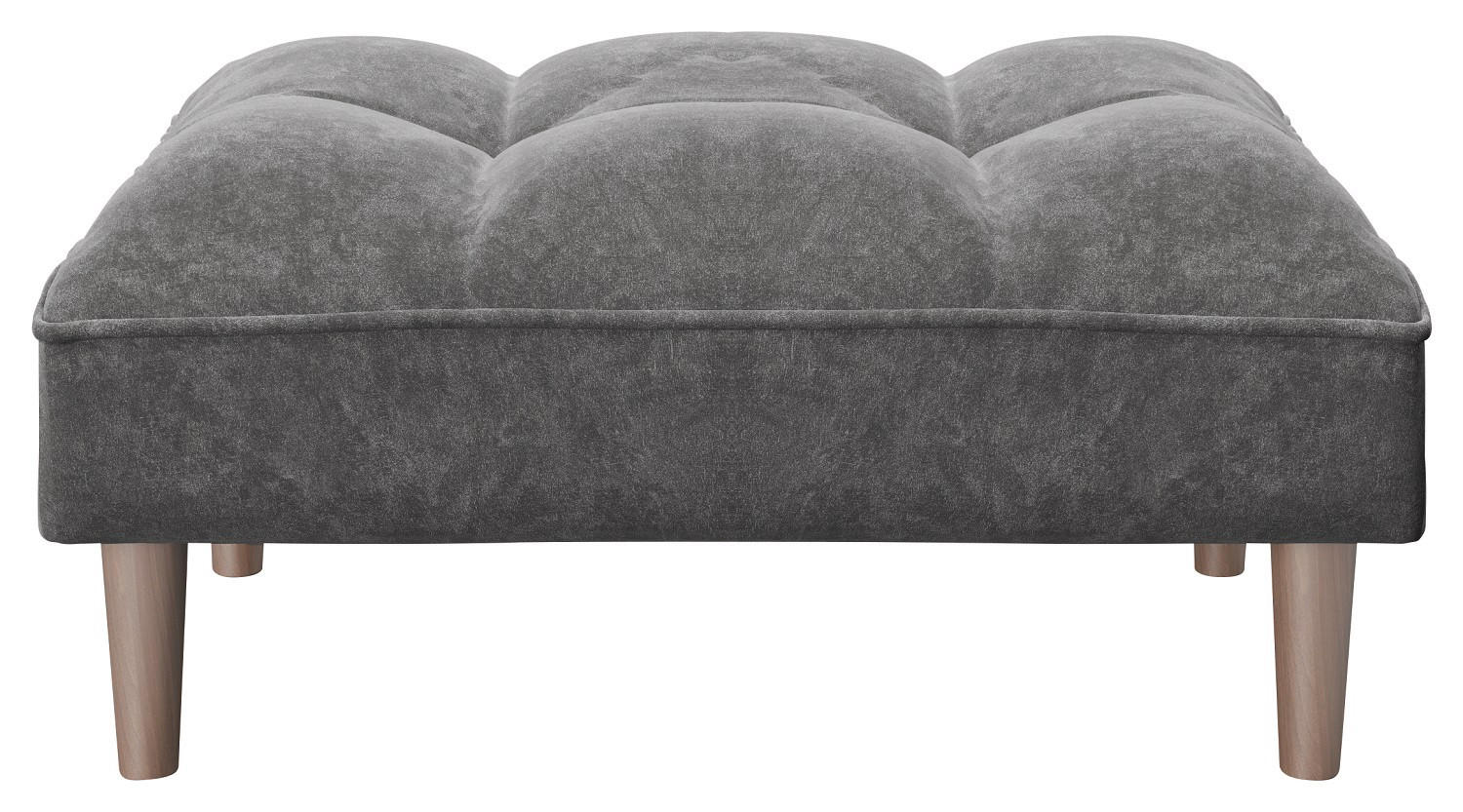 HOCKER in Textil Anthrazit  - Anthrazit, KONVENTIONELL, Holz/Textil (88/43,5/57cm) - Playboy