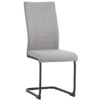 HOUPACÍ ŽIDLE, šedá - šedá/černá, Design, kov/textil (44/100/59cm) - Carryhome