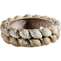 DEKOSCHALE - Sandfarben/Waldgrün, LIFESTYLE, Keramik (23cm) - Ambia Home