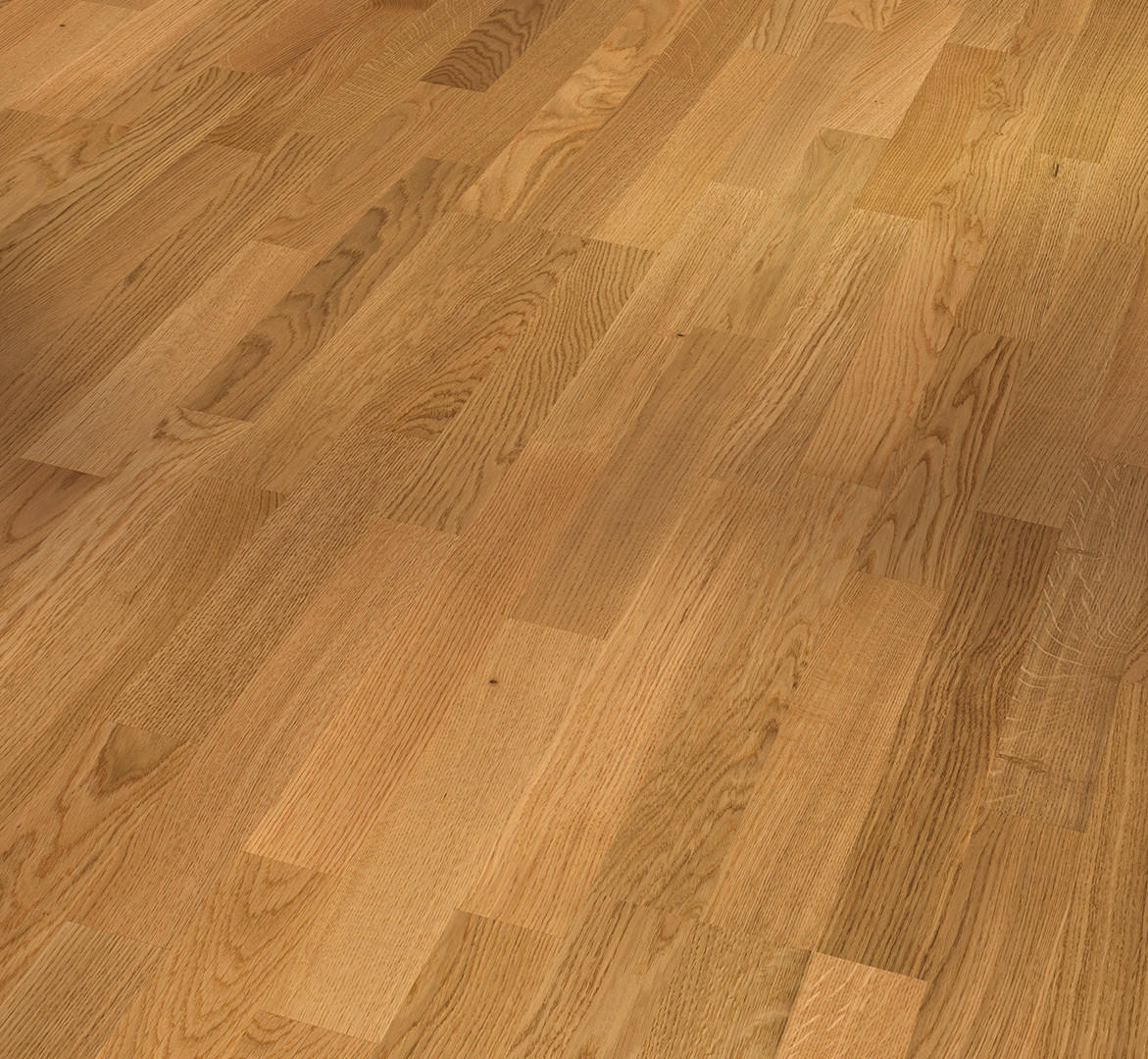 PARKETTBODEN Parkett Basic 11-5 Natur  per  m² - Eichefarben, Basics, Holz (220/18.5/1.15cm) - Parador