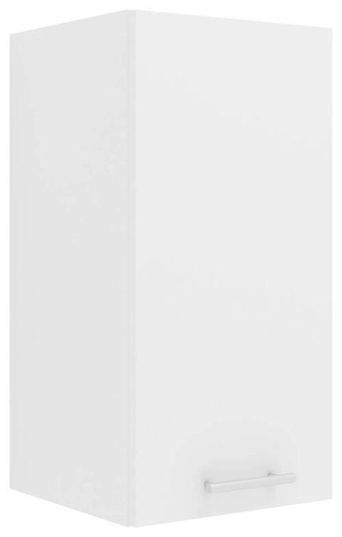 KÜCHENOBERSCHRANK 30/60/31 cm in Weiß - Alufarben/Weiß, KONVENTIONELL, Holzwerkstoff/Metall (30/60/31cm) - MID.YOU