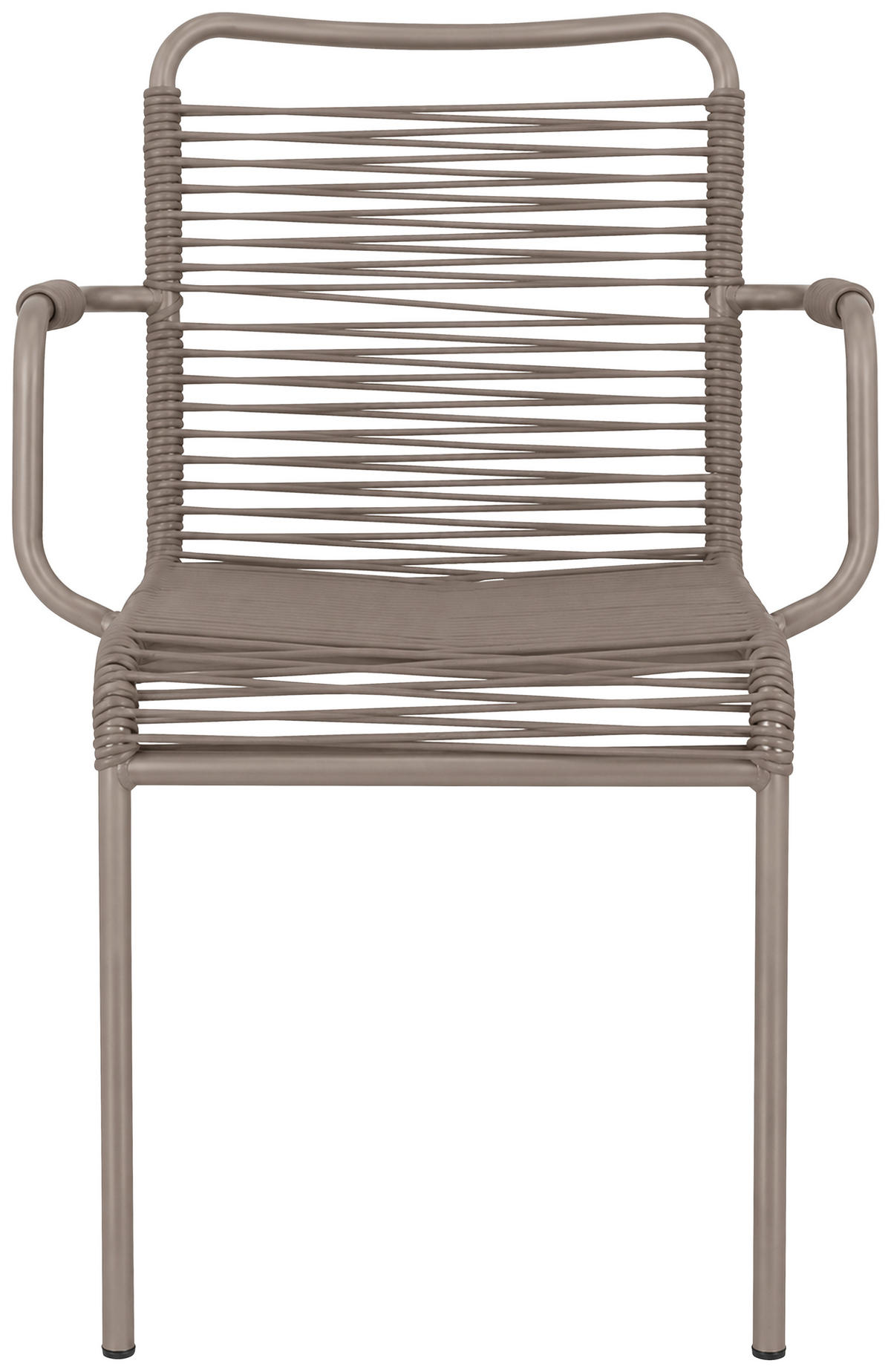 STAPELSESSEL Aluminium Taupe  - Taupe, MODERN, Kunststoff/Metall (57/85/57cm) - FIAM