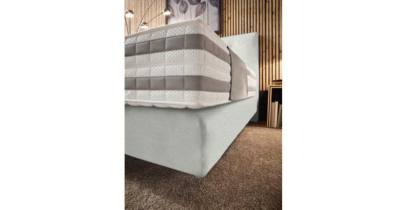 BOXSPRINGBETT 200/200 cm  in Naturfarben  - Naturfarben, KONVENTIONELL, Holz/Textil (200/200cm) - Dieter Knoll