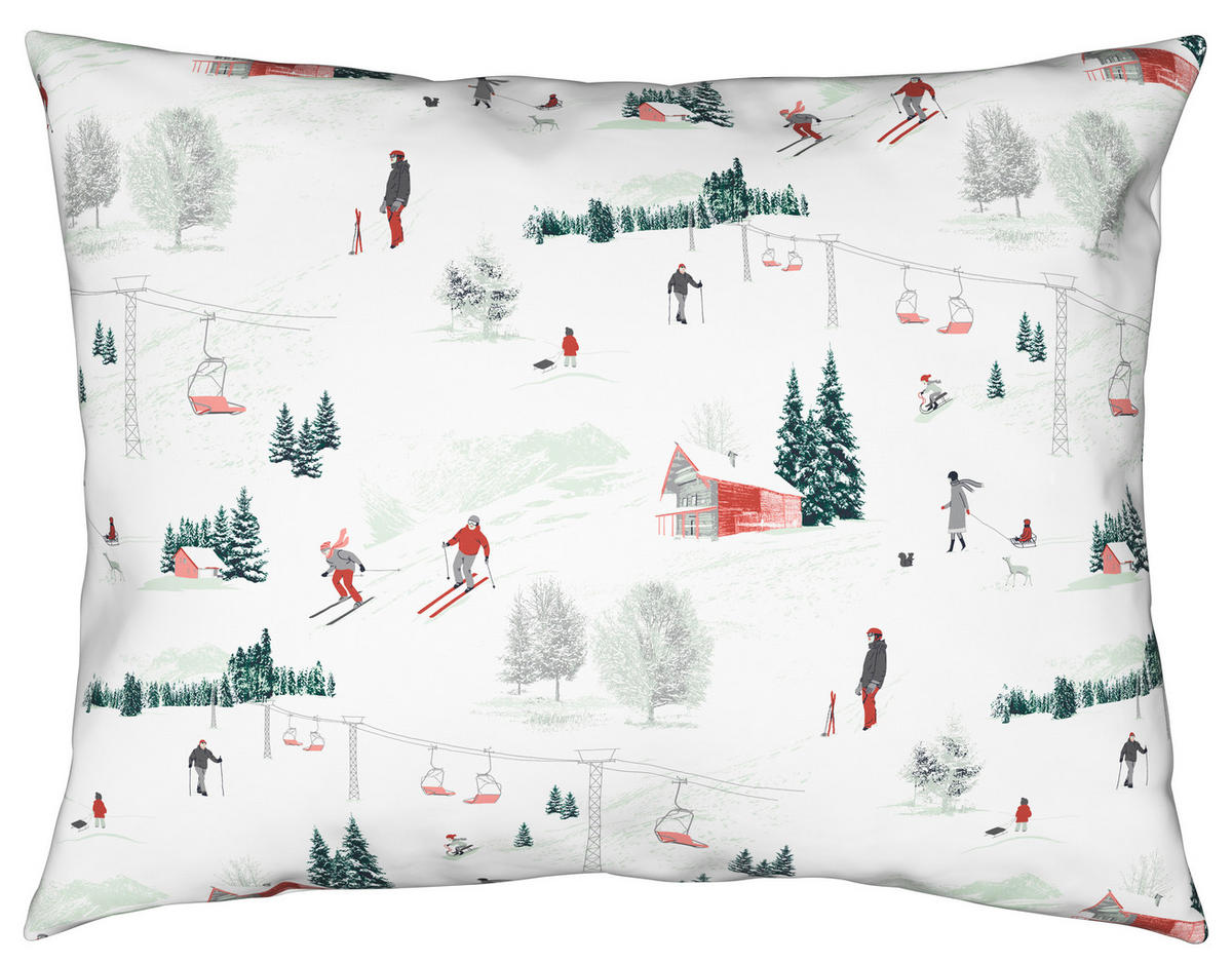 POSTELJNINA SKI 140/200 cm flanela večbarvno  - večbarvno, Konvencionalno, tekstil (140/200cm) - Esposa