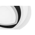 LED-DECKENLEUCHTE 50/5,5 cm   - Schwarz/Weiß, Design, Kunststoff/Metall (50/5,5cm) - Novel
