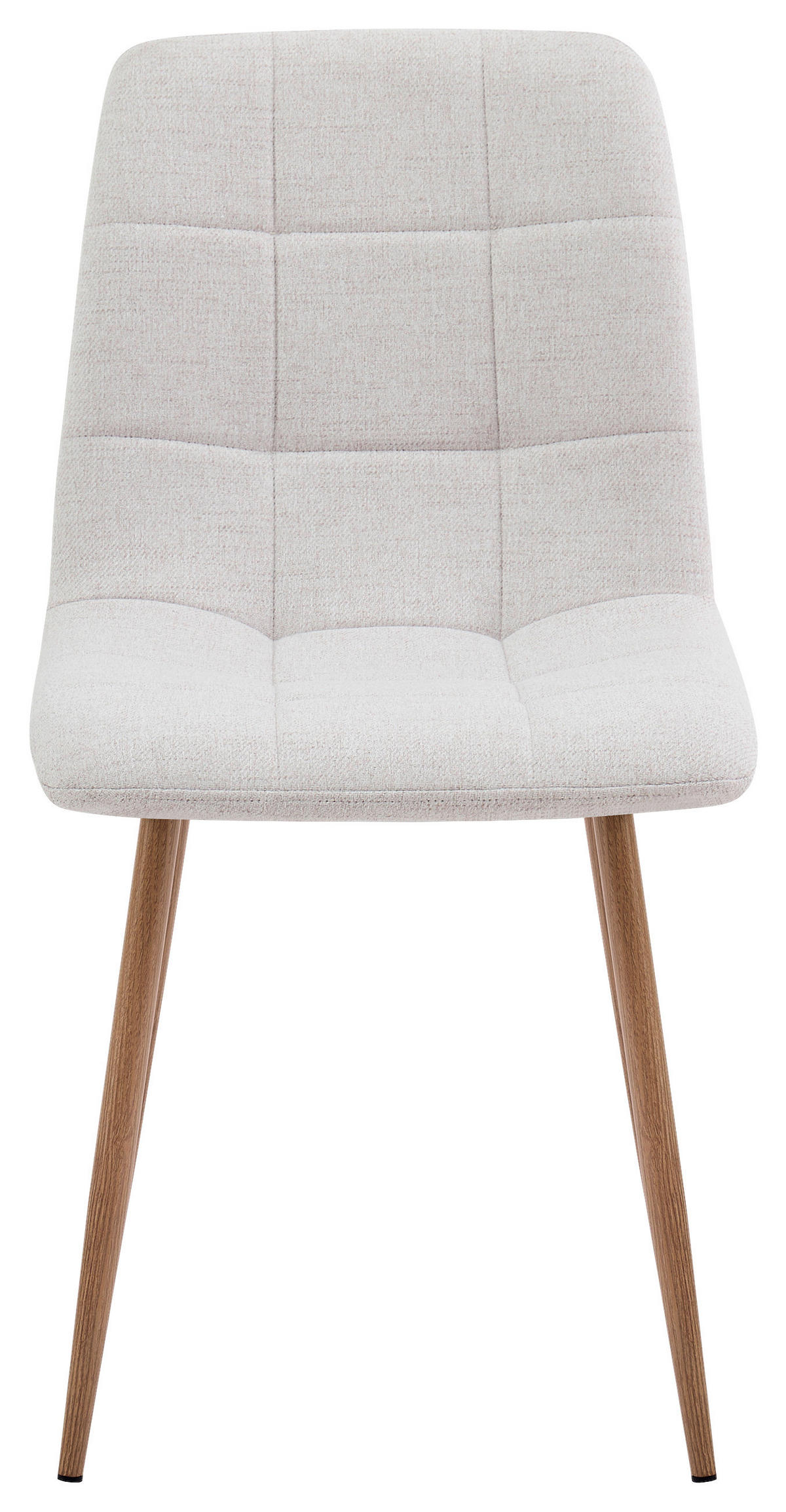 STUHL   Webstoff  Naturfarben, Beige  - Beige/Naturfarben, Design, Textil/Metall (45/87/55cm) - Stylife